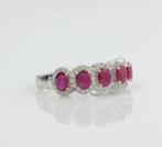 Eeuwigheidsring - 14 karaat Witgoud - 1.43ct. tw. Robijn -, Sieraden, Tassen en Uiterlijk, Antieke sieraden