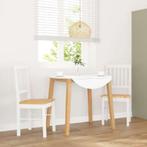 Witte Eetkamerstoelen - 2 Stuks - Massief Hout - Retourdeal, Huis en Inrichting, Stoelen, Twee, Wit, Nieuw, Ophalen of Verzenden
