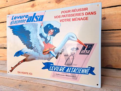 Reclamebord Levure Alsacienne Alsa, Verzamelen, Merken en Reclamevoorwerpen, Verzenden
