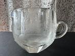 Bohemian Glass Hunting Mug – Deep Engraving Depicting a