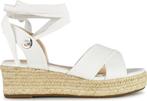 POSH by Poelman SAAR Dames - 37 - Sandalen/Espadrilles - Wit, Verzenden, Nieuw