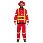 Brandweerman Kostuum Heren, Kleding | Heren, Carnavalskleding en Feestkleding, Verzenden, Nieuw