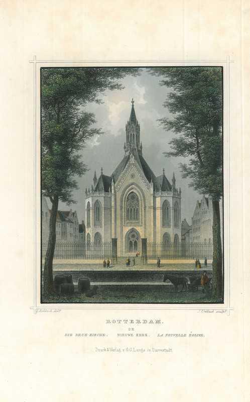 Zicht op Rotterdam, Antiek en Kunst, Kunst | Etsen en Gravures