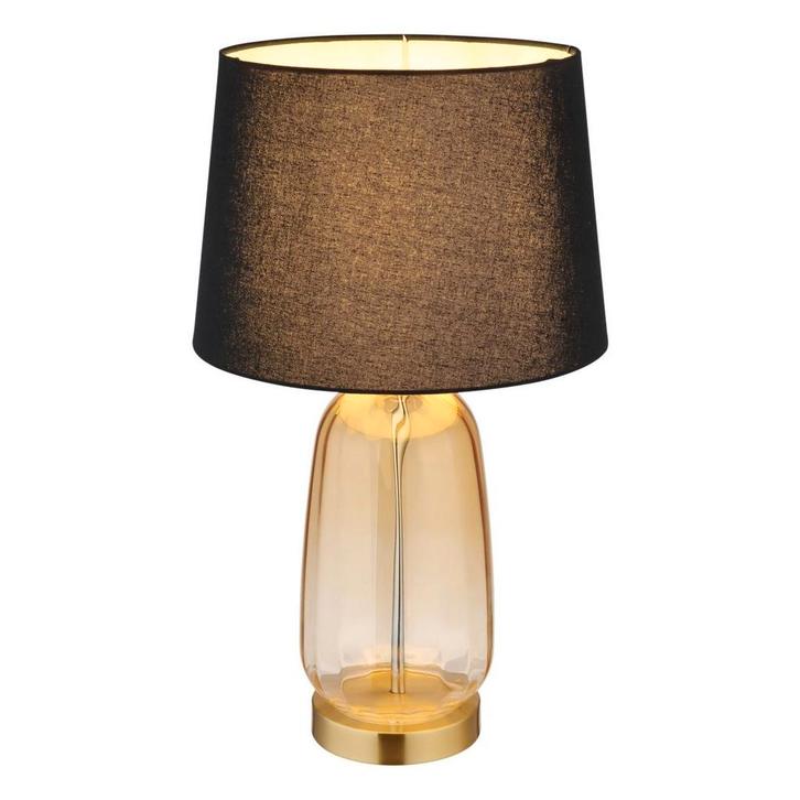 Tafellamp CLASSY Messing E27 Metaal ø30.0cm H:52.0cm, Huis en Inrichting, Lampen | Tafellampen, Nieuw, Metaal, Ophalen of Verzenden