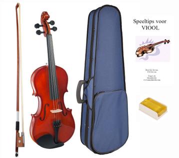 Viool 4/4 full size met GRATIS boekje en GRATIS verzending! beschikbaar voor biedingen