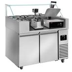GGM Gastro | Voorbereidingstafel - 1210mm - 2 deuren - voor, Verzenden, Nieuw in verpakking