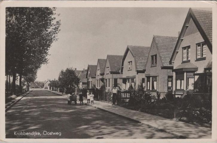 KRABBENDIJKE - Oostweg, Verzamelen, Ansichtkaarten | Nederland
