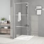 vidaXL Inloopdouchewand 80x195 cm transparant ESG-glas, Doe-het-zelf en Verbouw, Verzenden, Nieuw