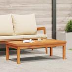 vidaXL Salontafel 100x50x33 cm massief acaciahout, Verzenden, Nieuw, Hardhout