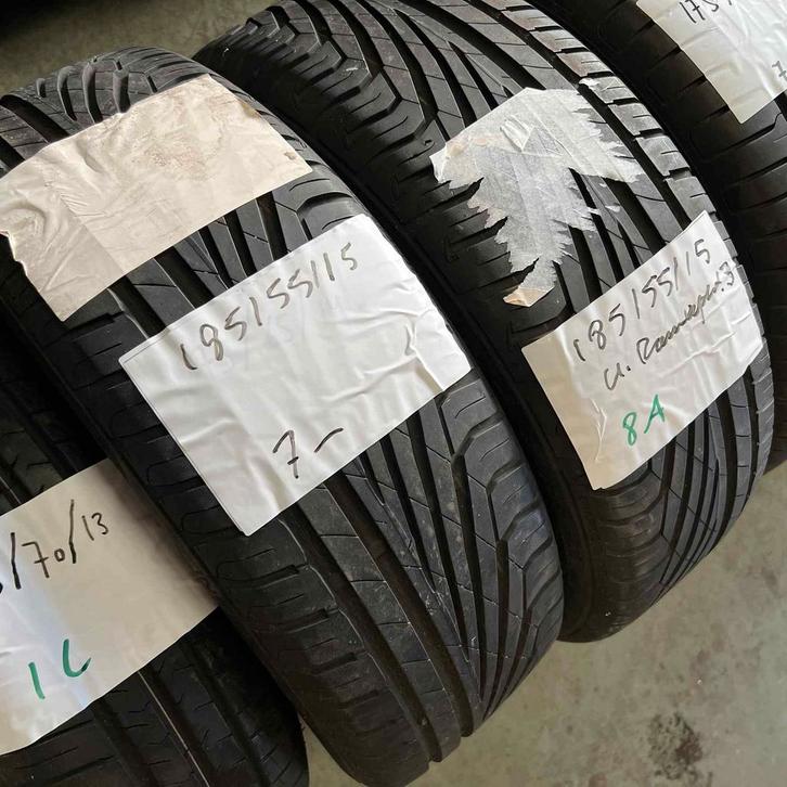 2 x Uniroyal Rainsport 3 185-55-15 Zomerbanden 7mm, Auto-onderdelen, Banden en Velgen, 15 inch, Zomerbanden, 185 mm, Personenwagen