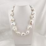 Parel - Zilver - Halsketting - Italiaans ambacht, Antiek en Kunst