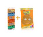 Scrub Daddy + Houder - Spons 3 Kleuren - Daddy Caddy, Huis en Inrichting, Schoonmaakartikelen, Verzenden