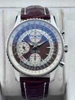 Breitling - Montbrillant Datora Triple Date Brown - Zonder, Sieraden, Tassen en Uiterlijk, Horloges | Heren, Nieuw