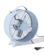 HEMA Tafelventilator retro Ø25.8cm blauw, Witgoed en Apparatuur, Verzenden, Nieuw