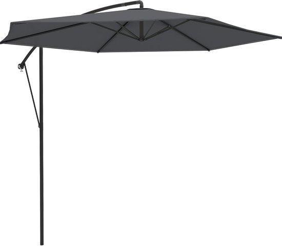 2dekans | LifeGoods Zweefparasol - tot 8 Personen - Ø300cm -, Tuin en Terras, Parasols, Gebruikt, Ophalen of Verzenden