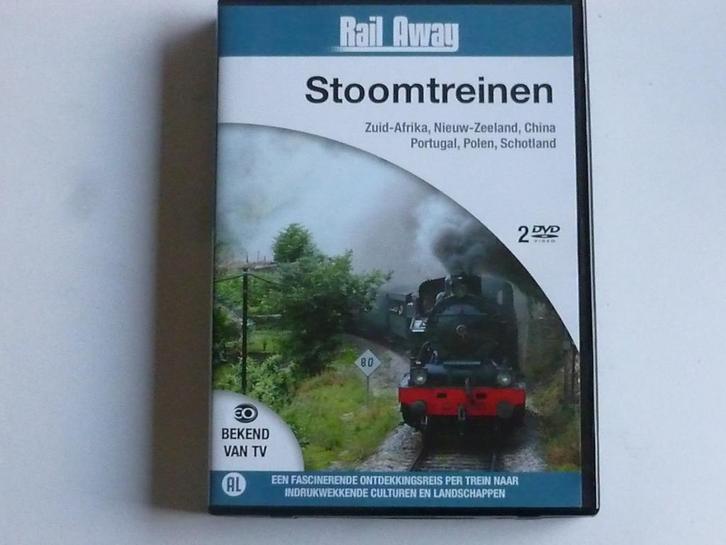 Rail Away - Stoomtreinen (2 DVD), Cd's en Dvd's, Dvd's | Documentaire en Educatief, Zo goed als nieuw, Verzenden