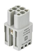 Han Quick Lock Vrouwelijke Invoeging 7 Contact 10A Zilver, Verzenden, Nieuw, Overige typen