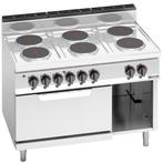 GGM Gastro | Elektrische kookplaat - 15,6 kW - 6 ronde |, Witgoed en Apparatuur, Fornuizen, Verzenden, Nieuw, Inbouw