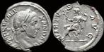 222-235ad Roman Severus Alexander Ar denarius Virtus seat..., Verzenden