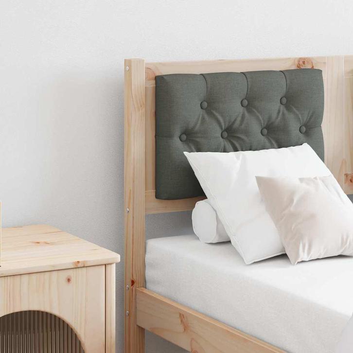 vidaXL Hoofdbord Anders Bruin en donkergrijs 120 cm Massief, Huis en Inrichting, Slaapkamer | Bedden, Bruin, Nieuw, Hout, Verzenden