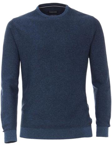Casa Moda Trui Met Cashmere Ronde Hals Blauw 403480600-114 beschikbaar voor biedingen