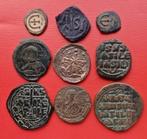 Byzantijnse Rijk. Lot of 9 bronzes, Postzegels en Munten, Munten | Europa | Niet-Euromunten