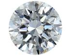 1 pcs Diamant - 0.90 ct - Rond - D (kleurloos) - IF (intern, Nieuw