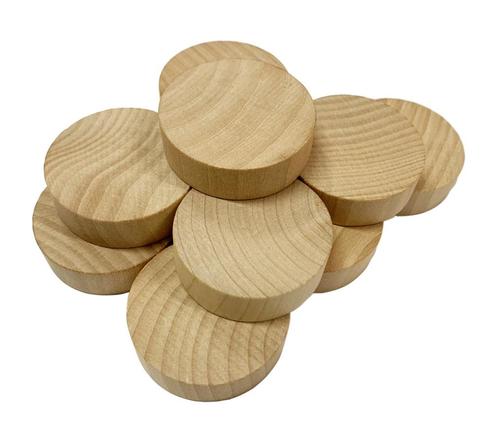 Set van 100 houten schijven (dia: 4 cm, dikte: 12 mm, schim, Doe-het-zelf en Verbouw, Gereedschap | Handgereedschap, Nieuw, Ophalen of Verzenden