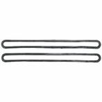 Benson Rubber spanrubbers - 40 cm - Ø 8 mm - zwart - 2 stuk, Ophalen of Verzenden, Nieuw