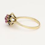 Ring - 14 karaat Geel goud - Robijn, Nieuw