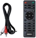 Lenco SPB-260BK - Bluetooth Speaker Draadloos - Duo set - Zw, Verzenden, Zo goed als nieuw