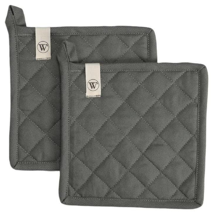 Walra Pannenlap Off Black Set/2, Hobby en Vrije tijd, Taarten en Cupcakes maken, Nieuw, Verzenden