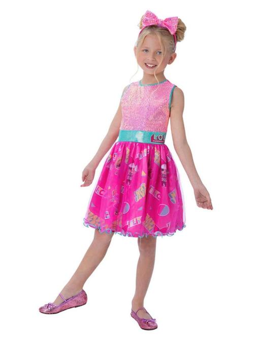 Roze L.O.L Suprise Jurkje met Pailletten Meisje, Kleding | Dames, Carnavalskleding en Feestkleding, Nieuw, Ophalen of Verzenden