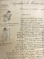 Signé, Adolphe Willette / Félix Decori, Eugène Carrière -, Antiek en Kunst