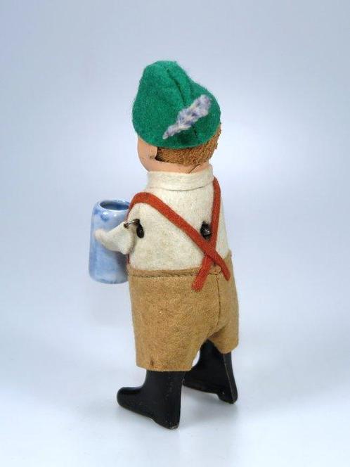 Schuco - Nr. 982 Tiroler met Bierpul, opwind Dansfiguur, Antiek en Kunst, Antiek | Speelgoed