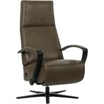 Leren relaxfauteuil Idol - Granada Ash (grijs/bruin) -, Huis en Inrichting, Fauteuils, Nieuw, Ophalen of Verzenden, 50 tot 75 cm