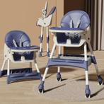 Kinderstoel meegroei - inklapbaar - met speelset - blauw, Kinderen en Baby's, Kinderstoelen, Ophalen of Verzenden, Nieuw