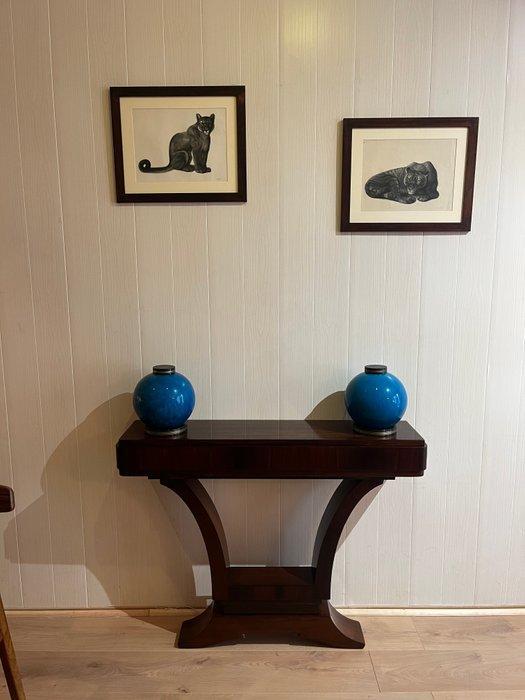 Wandtafel - Palissander - muurconsole, Antiek en Kunst, Kunst | Designobjecten