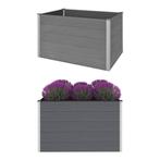 vidaXL Plantenbak verhoogd 150x100x91 cm HKC grijs, 100 cm of meer, Verzenden, Nieuw, 60 cm of meer
