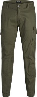 JACK&JONES PLUS JPSTPAUL JJFLAKE CARGO OLIVE N. NOOS PLS Her, Kleding | Dames, Verzenden, Nieuw
