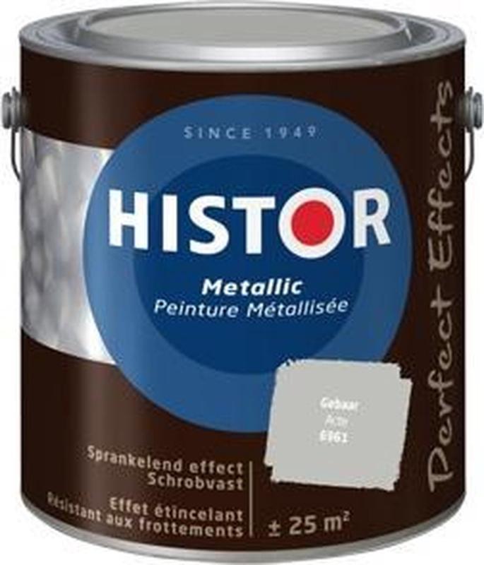 Histor Perfect Effects Metallic Muurverf - Gebaar 6961 -..., Doe-het-zelf en Verbouw, Verf, Beits en Lak, Verf, Overige kleuren