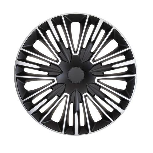 Wieldoppen  Jerez 15-inch zilver/zwart, Auto diversen, Wieldoppen, Verzenden