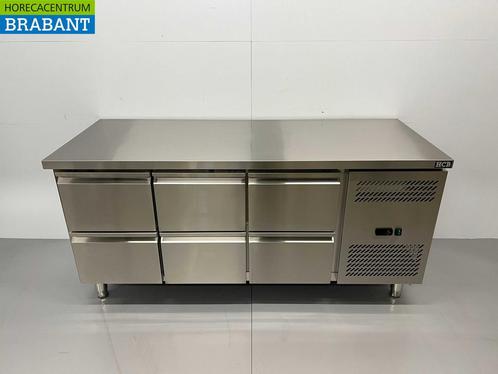 HCB RVS Koelwerkbank 6 laden 179,5 cm 230V Horeca, Zakelijke goederen, Horeca | Keukenapparatuur, Nieuw zonder verpakking, Ophalen of Verzenden