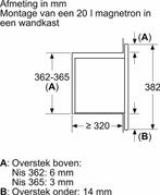 Bosch BFL523MB3 - Serie 2 - Inbouwmagnetron, Witgoed en Apparatuur, Magnetrons, Verzenden, Zo goed als nieuw