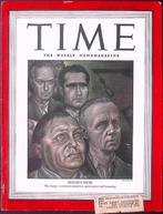 Cover Time Magazine1945 met de heren van hitler, Verzamelen, Militaria | Tweede Wereldoorlog, Verzenden, Foto of Poster