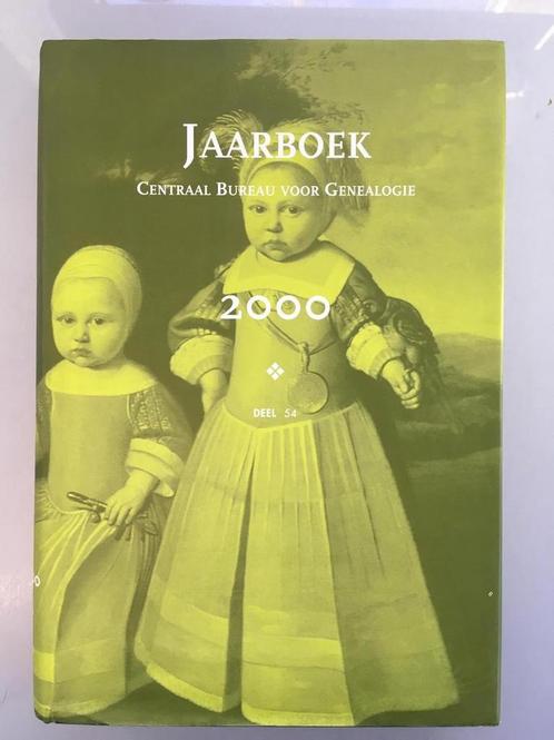 2000 54 Jaarboek Centraal Bureau voor Genealogie, Boeken, Overige Boeken, Zo goed als nieuw, Verzenden