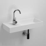 Fontein Clou Mini Wash Me Plus 56x24x7.5cm Aluite Mat Wit, Ophalen of Verzenden, Nieuw, Overige typen