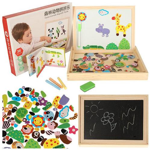 Ikonka Educatief Groot Multifunctioneel Bord - Magnetisch, Kinderen en Baby's, Speelgoed | Educatief en Creatief, Ophalen of Verzenden