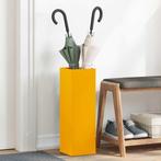 vidaXL Paraplu Standaard Mosterdgeel 15.5 x 15.5 x 49 cm, Huis en Inrichting, Woonaccessoires | Paraplubakken, Verzenden, Nieuw