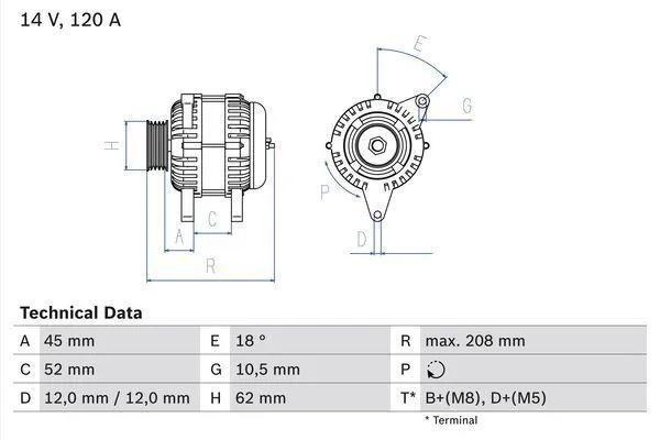 Dynamo / Alternator ALFA ROMEO 156 (1.9 JTD,1.9 JTD 16V,2..., Auto-onderdelen, Motor en Toebehoren, Nieuw, Ophalen of Verzenden